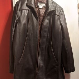 Lambskin leather jacket